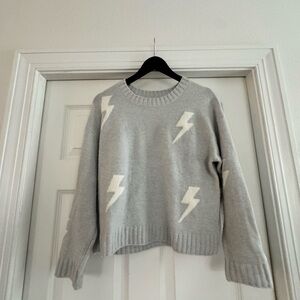 Rails Lightning Bolt Sweater. Light blue. S